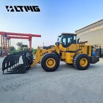 Wheel Loader Factory - OEM LTMG 5 Ton Diesel with Log Grapple for Forestry