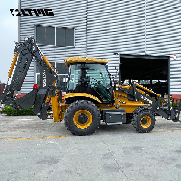 Backhoe Loader Factory - OEM High Quality 4wd 2.5 Ton with Fork Attachment