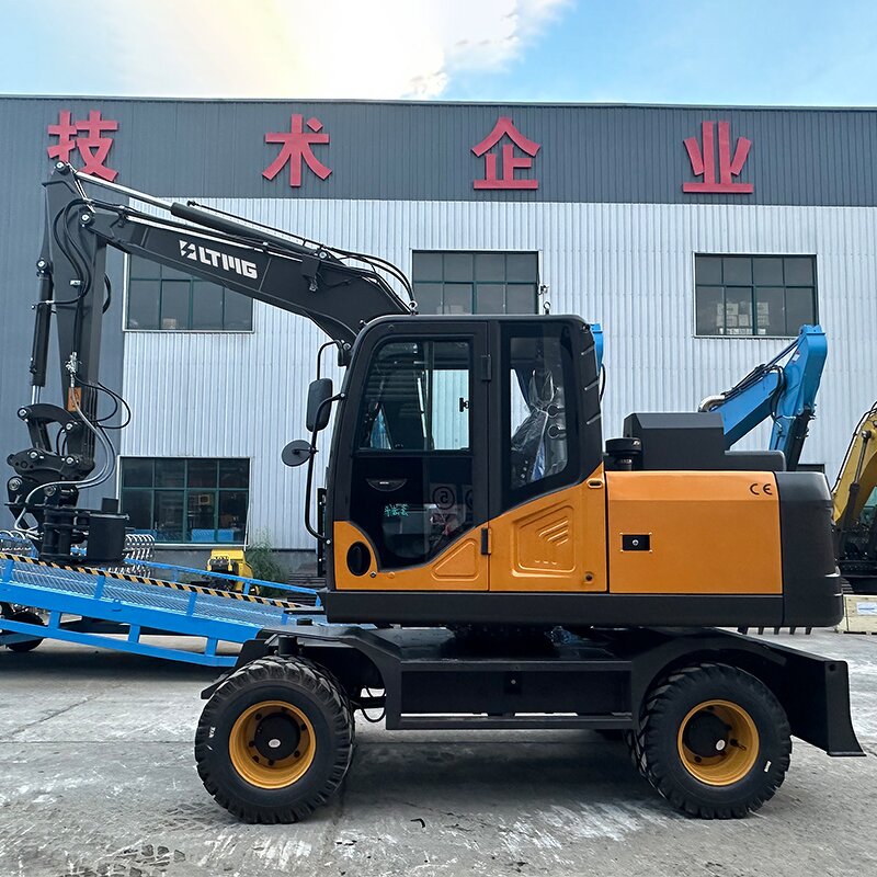 Wheel Excavator Manufacturer - OEM 2026 Durable 7 Ton Diesel Earth Moving Machine