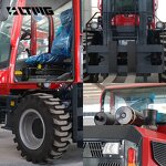 Diesel Forklift Factory - OEM High Power 4000KG 5000KG 4WD Rough Terrain with Cabin