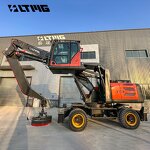 Wheeled Excavator Manufacturer - OEM LTMG New Designed 21 Ton Construction Machine