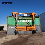 Container Gantry Crane Manufacturer - OEM 20-40ft Rubber Tyre Straddle Carrier 35-40 Ton
