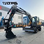 Wheel Excavator Factory - OEM LTMG New LWE180 18 Ton 360-Degree Rotating Cabin