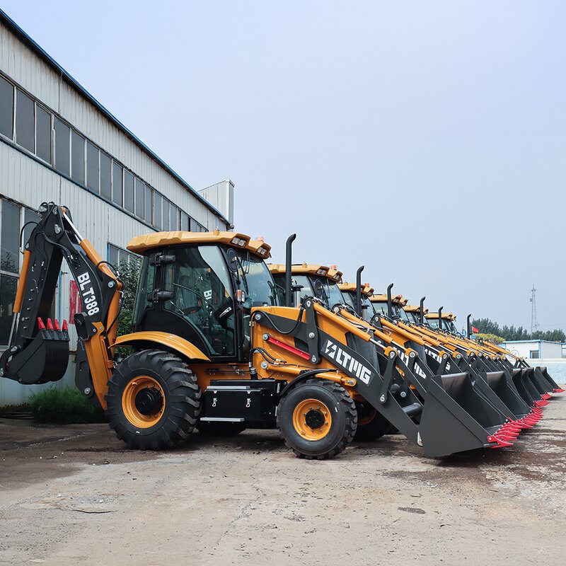 Backhoe Loader Manufacturer - OEM 2026 New Design 2.5 Ton Wheel Diesel Earth Moving