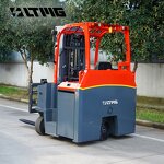 Electric Reach Forklift Manufacturer - OEM Warehouse 3Ton Multi-Way with Fork Positioner