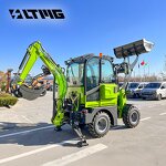 Backhoe Loader Manufacturer - OEM LTMG Mini 4x4 Wheel Drive New Earth Moving Loader