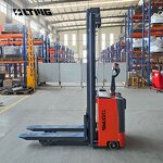Electric Stacker Manufacturer - OEM LTMG 1.5-2 Ton Stand on Pallet Truck Lead Acid