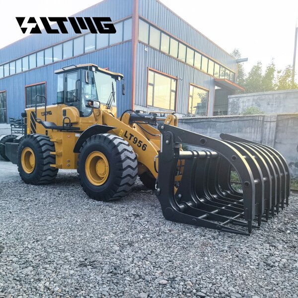 Wheel Loader Factory - OEM LTMG 5 Ton Diesel with Log Grapple for Forestry
