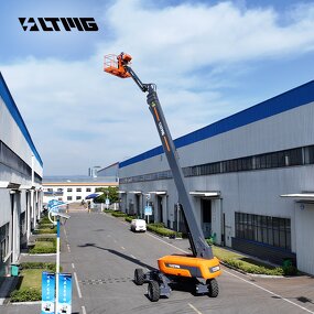 Aerial Work Platform Manufacturer - OEM LTMG 44m Outdoor Mobile Straight Arm Diesel