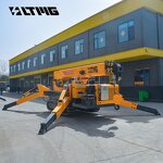 Spider Crane Factory - OEM 2525 New Design 12 Ton Diesel Crawler Long Arm Optional