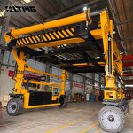 Container Gantry Crane Manufacturer - OEM 20-40ft Rubber Tyre Straddle Carrier 35-40 Ton