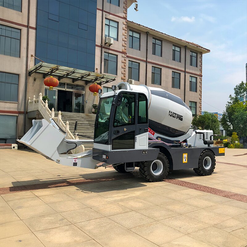 Mobile Mixer Truck Manufacturer - OEM LTMG Self-loading LTM15Road 1.5m3 Out Put
