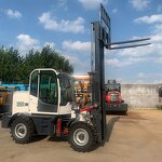 Off Road Forklift Factory - OEM 3.5T 4x4 Rough Terrain Small All Terrain