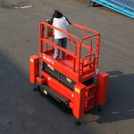 Aerial Scissor Lift Platform Factory - OEM Wheel Type 200-450kg Mobile 10-14m Lifting