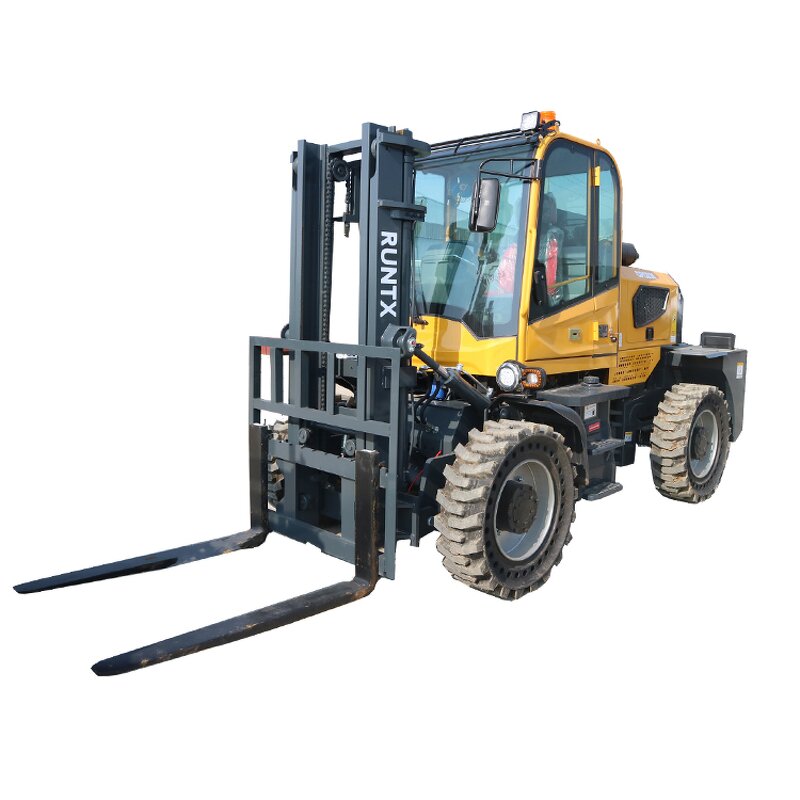 Off Road Forklift Factory - OEM 3.5T 4x4 Rough Terrain Small All Terrain