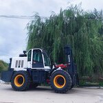 Off Road Forklift Factory - OEM 3.5T 4x4 Rough Terrain Small All Terrain