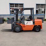 Diesel Fork Lift Manufacturer - OEM 3.5T Container Mast Attachment Hydraulic Four Wheel