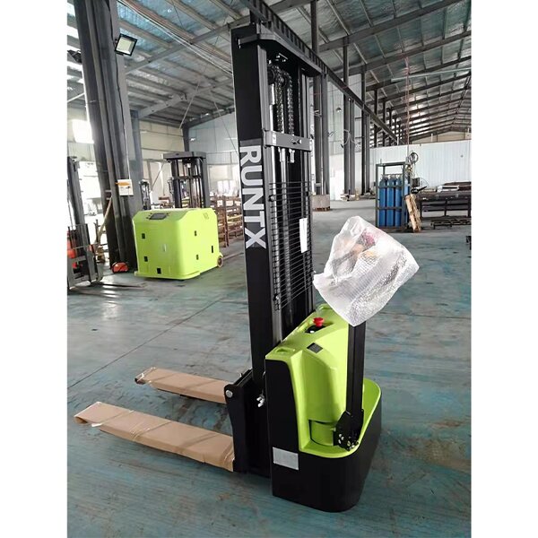 Semi Electric Stacker Manufacturer - OEM Runtx Manual Forklift Stacker Electric Lifter
