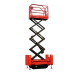 Aerial Scissor Lift Platform Factory - OEM Wheel Type 200-450kg Mobile 10-14m Lifting