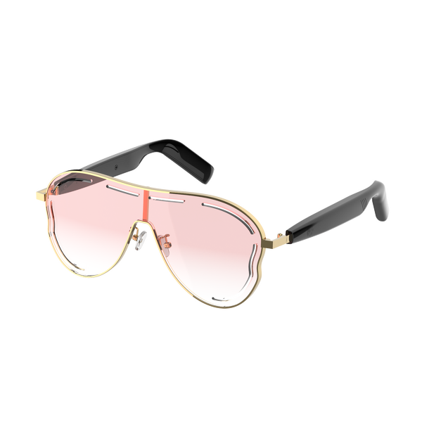 Smart Glasses Factory - OEM/ODM Custom Anti-blue Light BT5.4 Music Calls Air Conduction