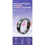 ECG Smart Ring Factory - OEM/ODM Custom Multiple Sport Modes Blood Pressure 5ATM