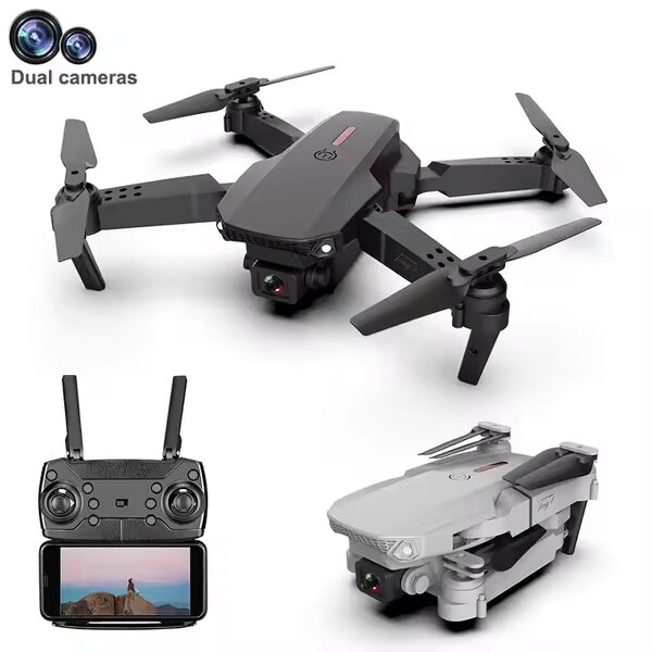 Drone Factory - OEM/ODM Custom E88 4K HD Photography Quadcopter Dual Camera Flow Hover
