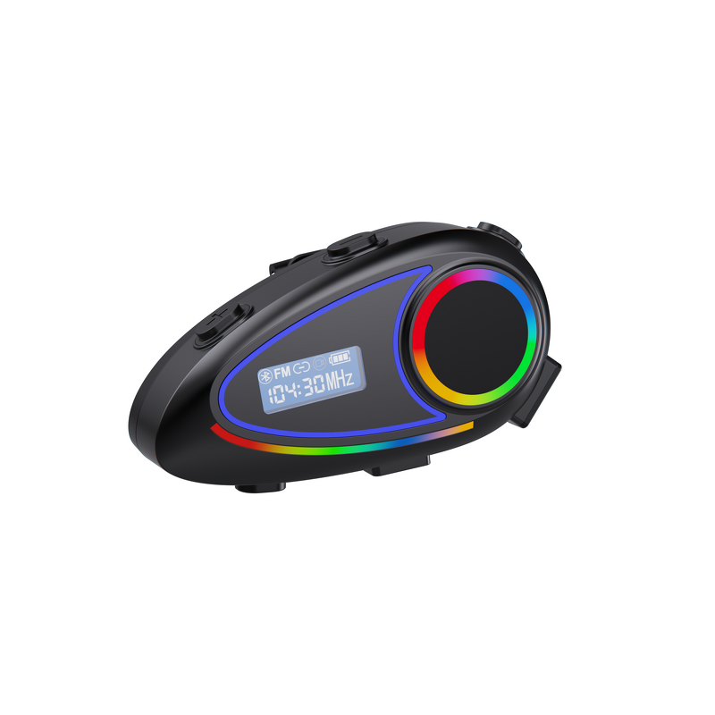 Motorcycle Headphones Factory - OEM/ODM Custom K18 HiFi Voice Assistant LED Light FM Radio