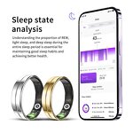 Smart Ring Factory - OEM/ODM Custom Fashionable 5ATM Heart Rate Blood Oxygen Gesture