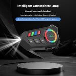 Motorcycle Helmet Earphone Factory - OEM/ODM Custom K06 Waterproof Ambient LED Voice Assistant