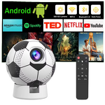 Smart Projector Factory - OEM/ODM Custom Football Design 4G Wifi Cinema Portable