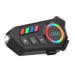 Motorcycle Helmet Earphone Factory - OEM/ODM Custom K06 Waterproof Ambient LED Voice Assistant