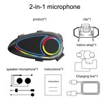 Helmet Earphone Factory - OEM/ODM Custom K17 BT 5.4 Noise Reduction Ambient Light Voice Assistant