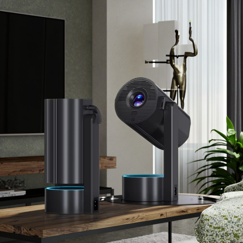 Smart Projector Factory - OEM/ODM Custom 720P Electric Focus 560CVIA Wifi 1+8GB