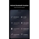 Motorcycle Helmet Earphone Factory - OEM/ODM Custom K06 Waterproof Ambient LED Voice Assistant