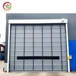 PVC Fast Door Factory - OEM Electric Geomagnetic Induction Stacking Foldable