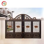 Luxury Residential Door Factory - OEM Steel Zinc Alloy Double Opening Modern Swing Entry