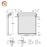Roller Shutter Garage Door Factory - OEM Garage Automatic Roll up Garage Door