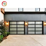 Automatic Garage Door Factory - OEM Modern Aluminum Steel Tempered Glass Sectional