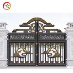 European Style Aluminum Gate Factory - OEM Villa Doors Electric Garden Courtyard Gate