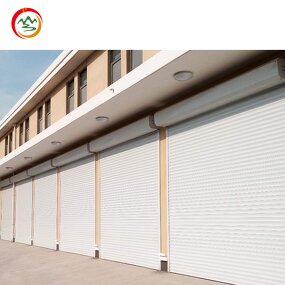 Aluminum Rolling Shutter Door Factory - OEM Modern Commercial Windproof with Motor Accessory