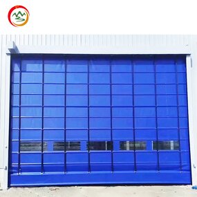 High-Speed PVC Shutter Door Factory - OEM Custom Plywood Material Thermal Metal Support