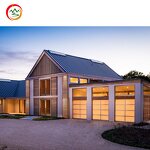 Automatic Sliding Garage Door Factory - OEM Modern 8x7 Clear Frosted Steel Rolling