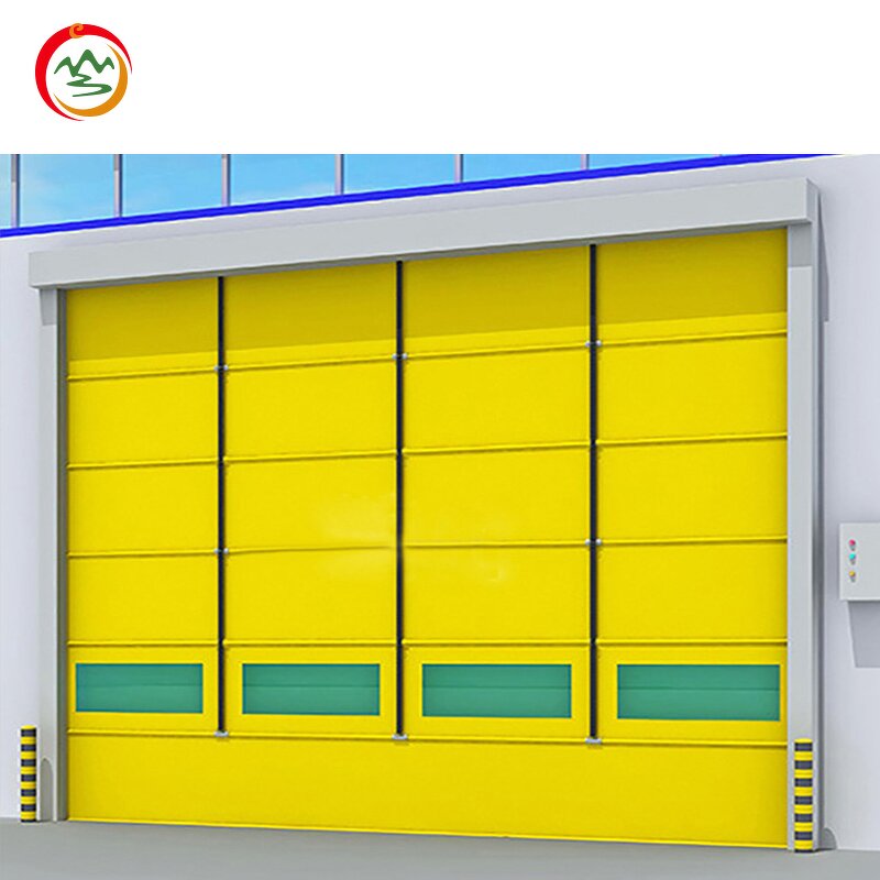 Industrial PVC Fast Door Factory - OEM High Speed Radar Sensing Stacking Door