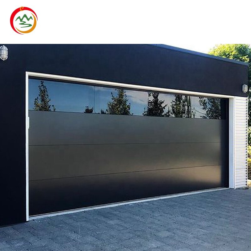 Steel Garage Door Factory - OEM 0.4mm Sandwich Smooth Walnut Sectional Panel