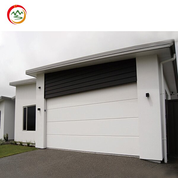 Automatic Garage Door Manufacturer - OEM Factory Price White Steel Plate Overhead Insulated