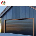 Steel Garage Door Factory - OEM 0.4mm Sandwich Smooth Walnut Sectional Panel