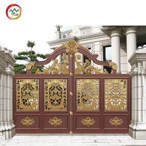 Aluminum Fence Gate Manufacturer - OEM Modern House Entrance Main Gate Front Gates