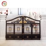 Luxury Residential Door Factory - OEM Steel Zinc Alloy Double Opening Modern Swing Entry
