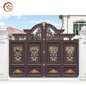 Metal Aluminum Alloy Door Manufacturer - OEM 2024 New Customized Outdoor Villa Security