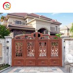 Courtyard Gate Factory - OEM Yard Pillar for Villa Custom Aluminum Security 90mm